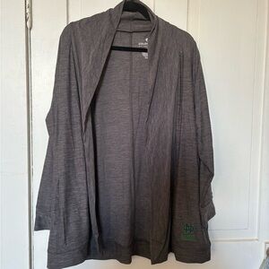 Notre Dame Colosseum Heather Gray Cardigan